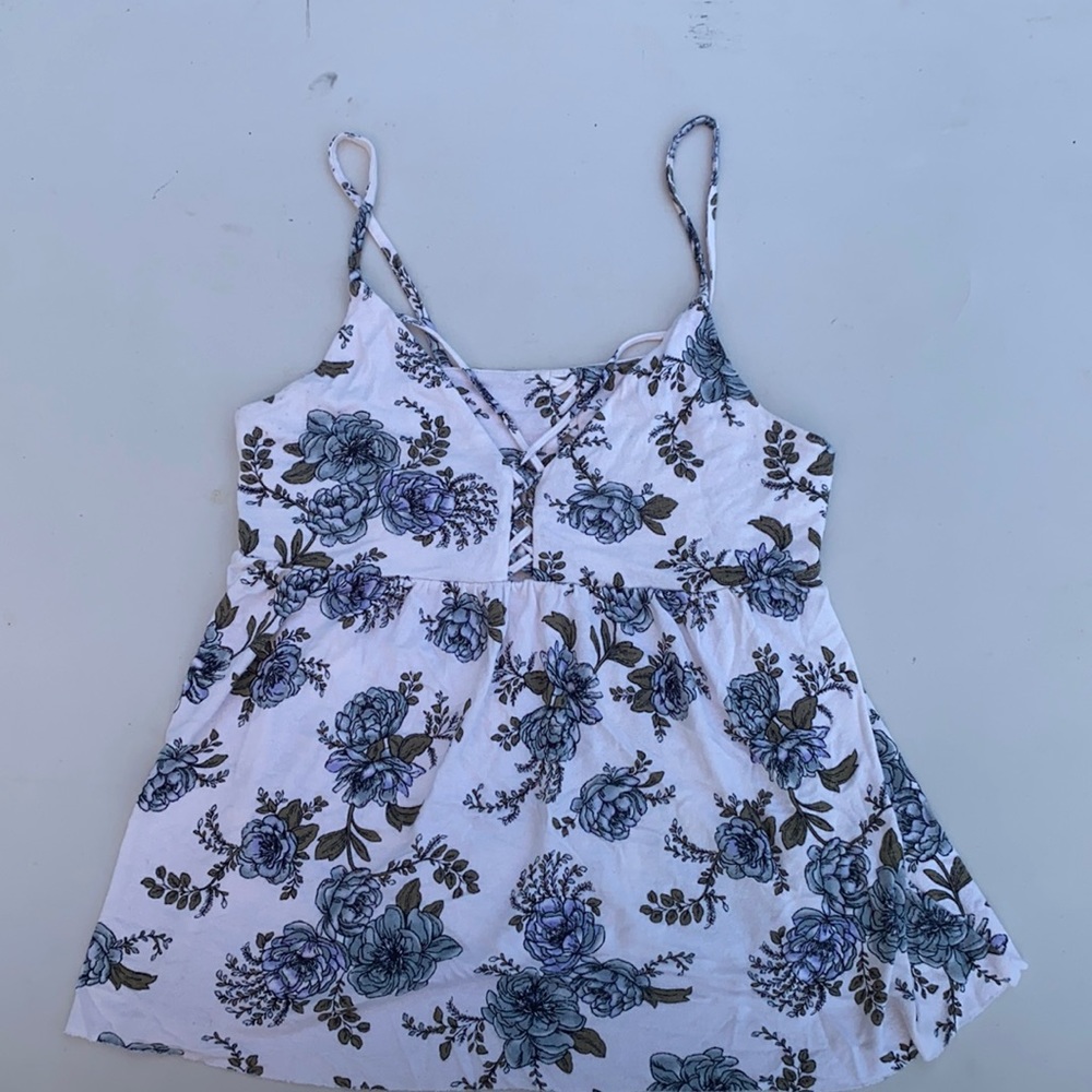 American Eagle floral tank